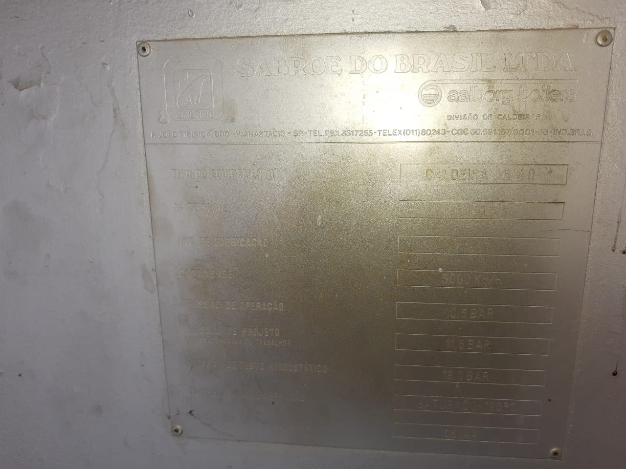 , CALDEIRAS DE PEQUENO PORTE